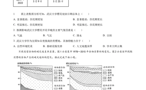 2024年高考地理试卷（湖北）（空白卷）_地理历年高考真题_新&middot;Word版2008-2025&middot;高考地理真题_地理（按年份分类）2008-2025_2024&middot;地理高考真题