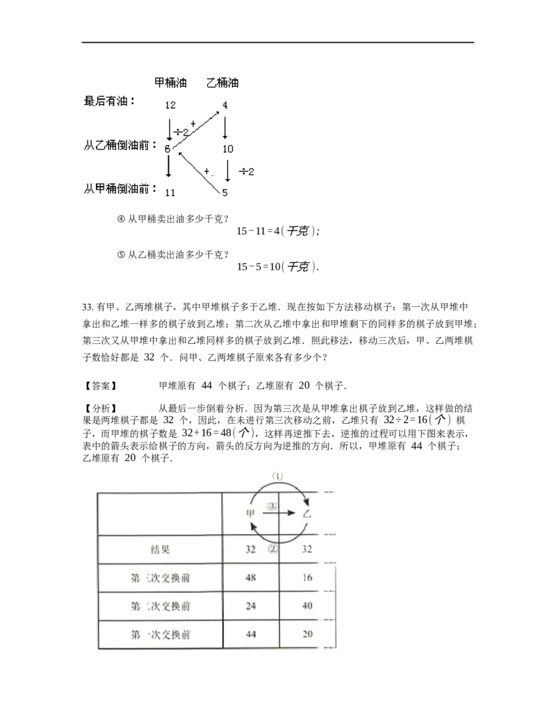 《应用题》经典还原问题基本知识点-0星题（含解析）全国通用版_小学数学母题大全一二三四五六年级上下册一题多解题母题解_《经典应用题》（含详解）