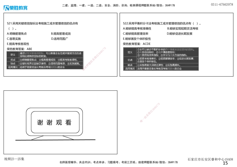 视频23&mdash;25集2025一建项目管理破题第466&mdash;522题（可打印版）_2026年一级建造师_2026年一建管理_2025年一建管理SVIP_03-习题精析✿实战特训✿模考通关_14-管理《破题提升班》大微RS