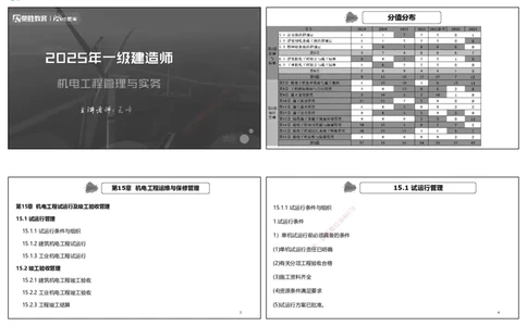 视频88集第15章机电工程试运行及竣工验收管理（可打印版）_2026年一级建造师_2026年一建机电_2025年一建机电SVIP_02-基础精讲✿高端面授✿深度强化_讲义