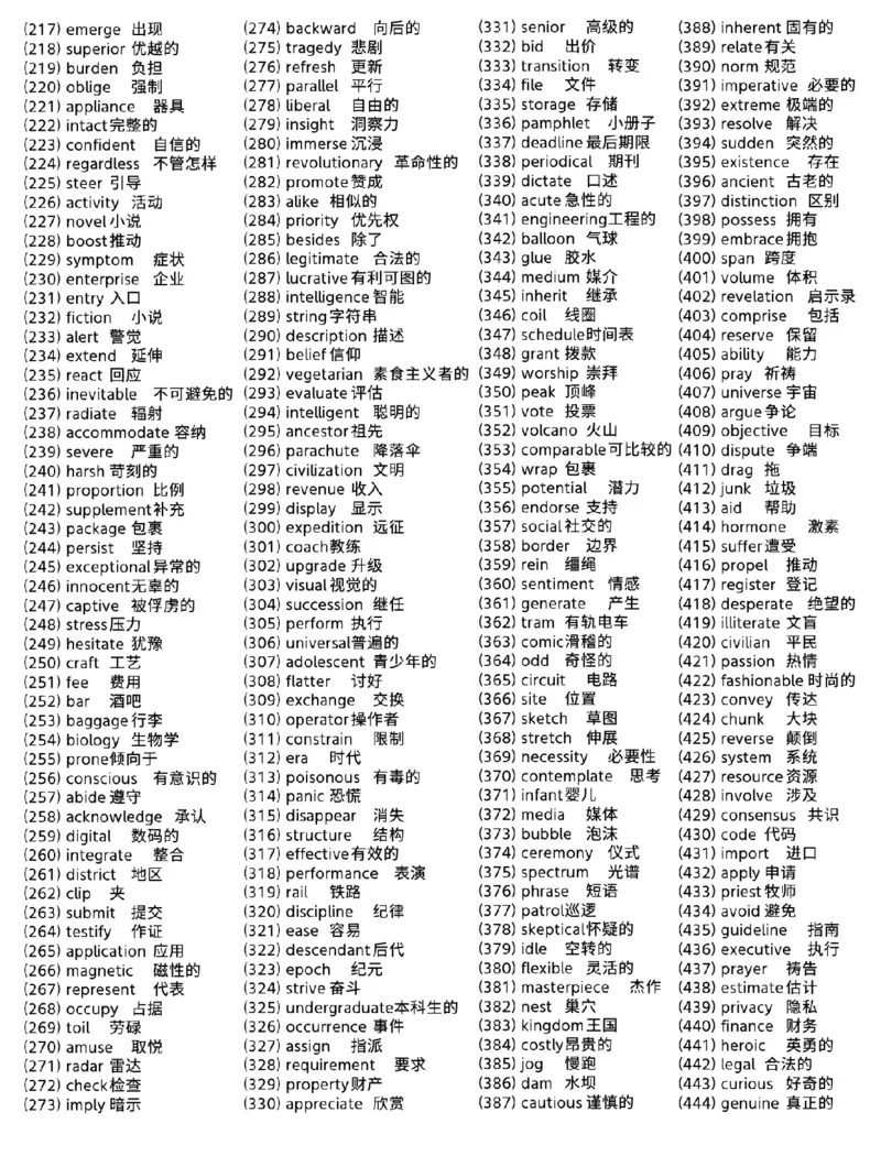 考研高频词汇总2000词_s058考研英语2026必背真题阅读高频词汇总结_考研高频2000词（核心词）