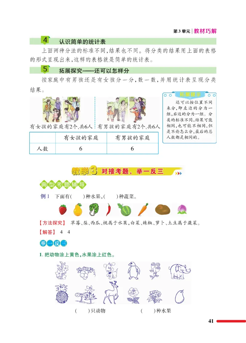 《教材巧解》数学1年级下册（RJ）_一年级上下册资料_小学一年级学习资料-25年更新版_1-04、小学一年级数学下册_1-4-2、练习题、作业、试题、试卷_人教版_电子册