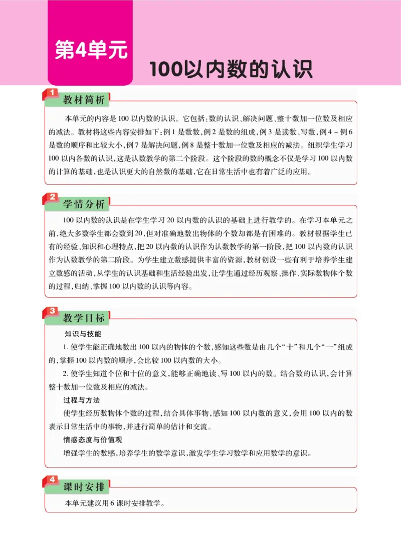 《教材巧解》数学1年级下册（RJ）_一年级上下册资料_小学一年级学习资料-25年更新版_1-04、小学一年级数学下册_1-4-2、练习题、作业、试题、试卷_人教版_电子册