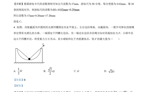 2025年高考物理试卷（河北卷）（解析卷）_物理历年高考真题_新&middot;PDF版2008-2025&middot;高考物理真题_物理（按年份分类）2008-2025_2025&middot;高考物理真题