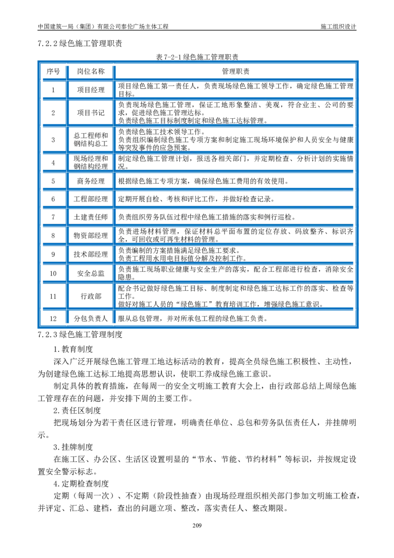 施工组织总设计-泰伦广场主体工程_2021-2023年优秀施组方案_施工组织设计_施组20-泰伦广场施工组织设计_1、施工组织总设计-泰伦广场主体工程