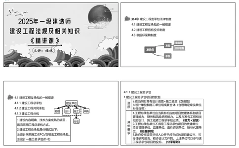 视频21集4.1建设工程发承包的一般规定（可打印版）_2026年一建法规_2025年一建法规SVIP_02-基础精讲✿高端面授✿深度强化_12-法规《教材精讲班》桂林RS_讲义
