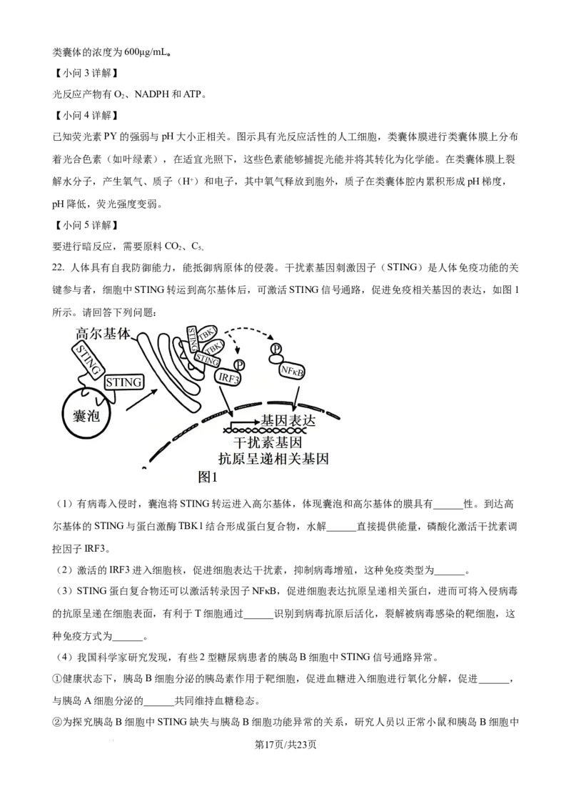 2025年高考生物试卷（江苏卷）（解析卷）_生物历年高考真题_新&middot;Word版2008-2025&middot;高考生物真题_生物（按年份分类）2008-2025_2025&middot;高考生物真题