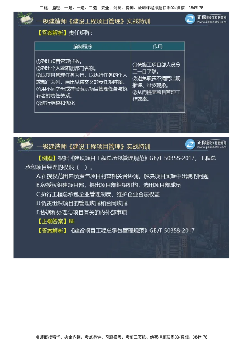 课件_2026年一级建造师_2026年一建管理_2025年一建管理SVIP_03-习题精析✿实战特训✿模考通关_21-管理《实战特训直播》李娜JG推荐