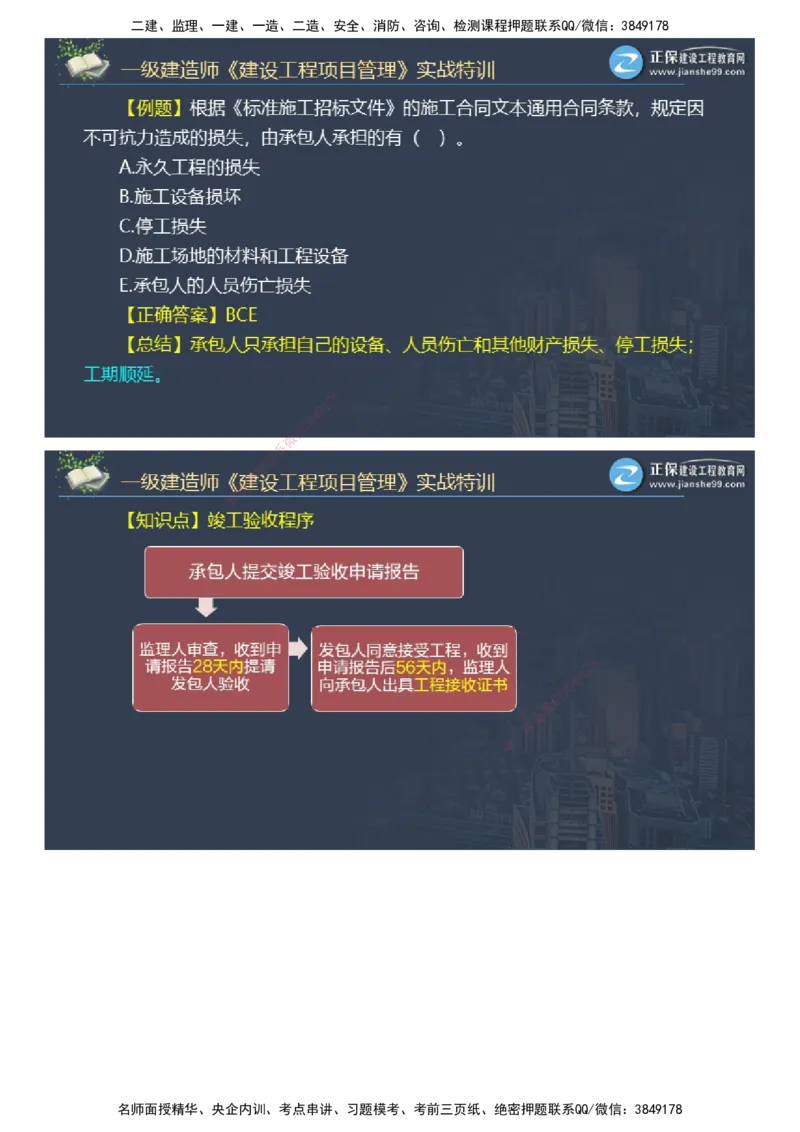 课件_2026年一级建造师_2026年一建管理_2025年一建管理SVIP_03-习题精析✿实战特训✿模考通关_21-管理《实战特训直播》李娜JG推荐