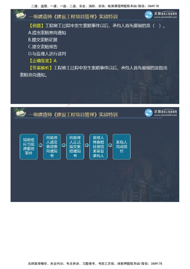 课件_2026年一级建造师_2026年一建管理_2025年一建管理SVIP_03-习题精析✿实战特训✿模考通关_21-管理《实战特训直播》李娜JG推荐