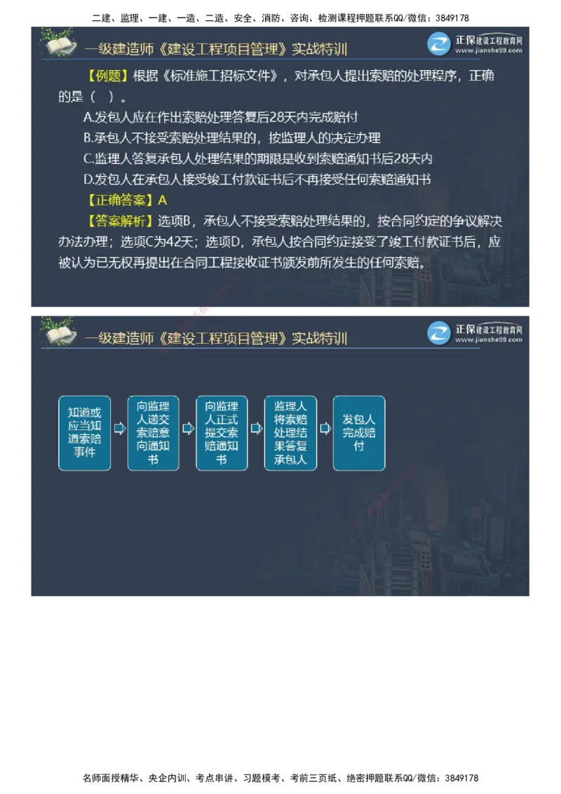 课件_2026年一级建造师_2026年一建管理_2025年一建管理SVIP_03-习题精析✿实战特训✿模考通关_21-管理《实战特训直播》李娜JG推荐