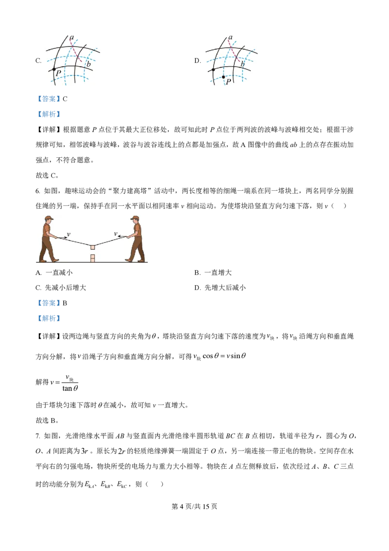 2025年高考物理试卷（黑吉辽蒙卷）（解析卷）_物理历年高考真题_新&middot;PDF版2008-2025&middot;高考物理真题_物理（按年份分类）2008-2025_2025&middot;高考物理真题