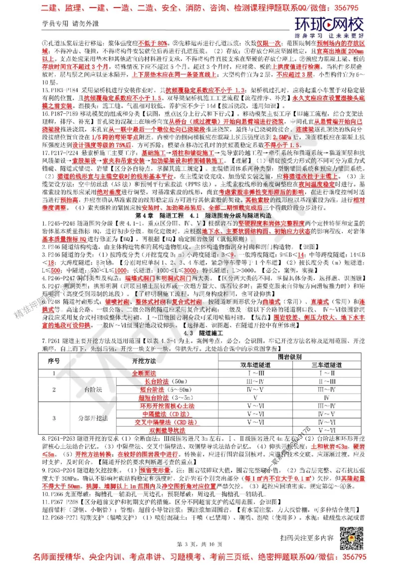 2025环球网校一级建造师《公路工程管理与实务》必背10页纸_2026年一级建造师_2026年一建公路_2025年一建公路SVIP_05-考前密训✿央企特训✿机构普押