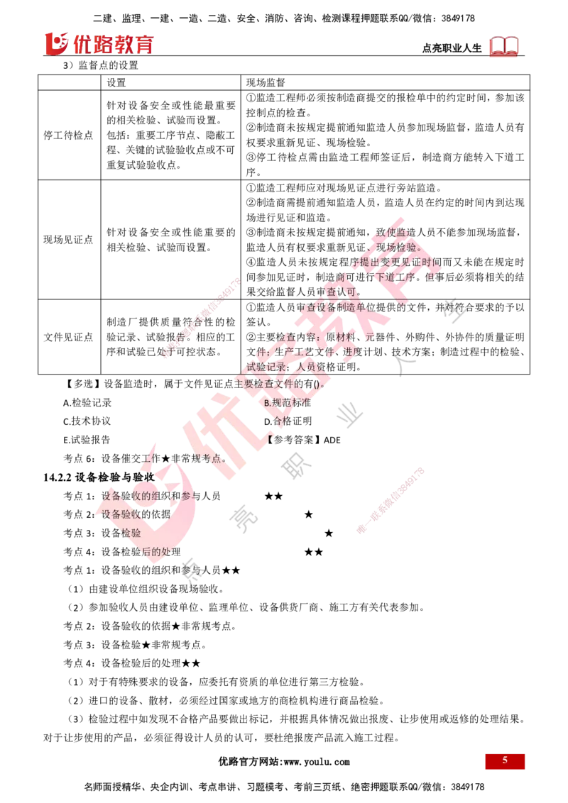 25年一建《机电实务》精讲第14章讲义打印版_2026年一级建造师_2026年一建机电_2025年一建机电SVIP_02-基础精讲✿高端面授✿深度强化_25-机电《教材精讲班》黄老师YL