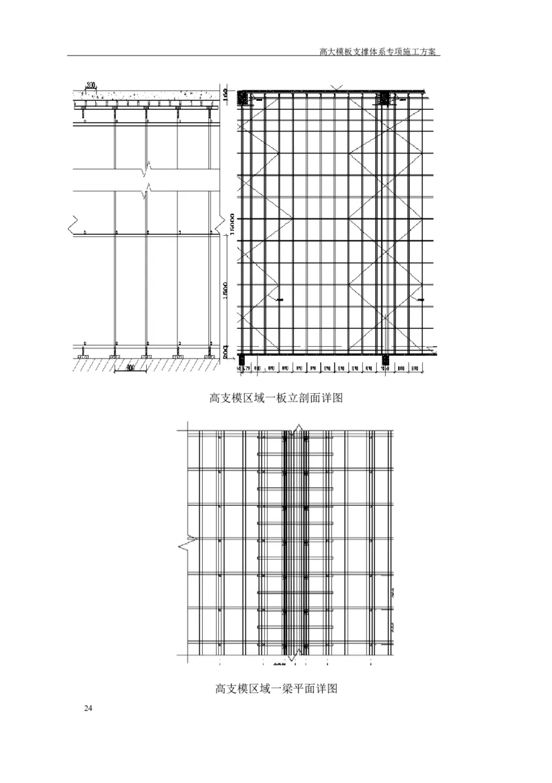成都万达城会议中心及六星酒店二期开发建设项目：44#楼会议中心高支模方案_2020年公司级优秀施组方案