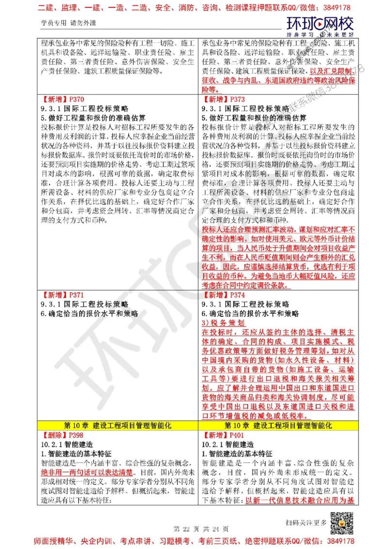 2025环球网校一级建造师《建设工程项目管理》教材变动解析_2026年一级建造师_2026年一建管理_2025年一建管理SVIP