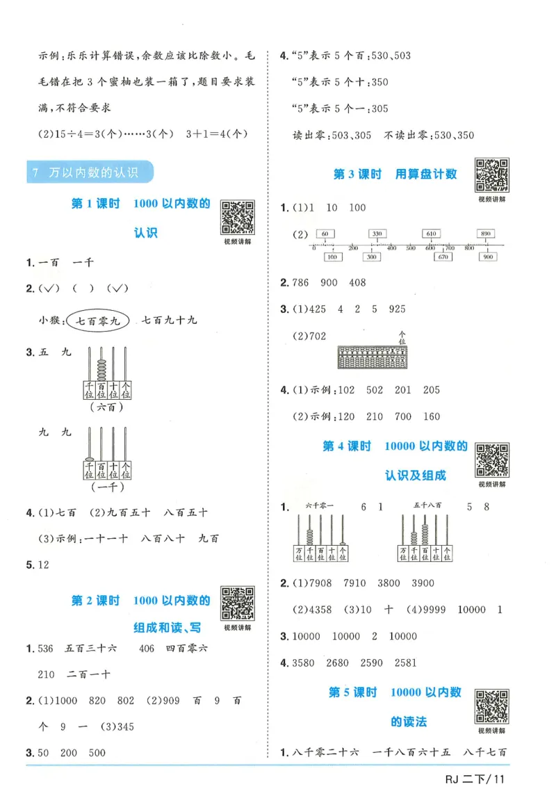 二下数学阳光同学_二年级上下册资料_53黄冈多个品牌系列资料_数学