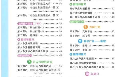 二下数学阳光同学_二年级上下册资料_53黄冈多个品牌系列资料_数学