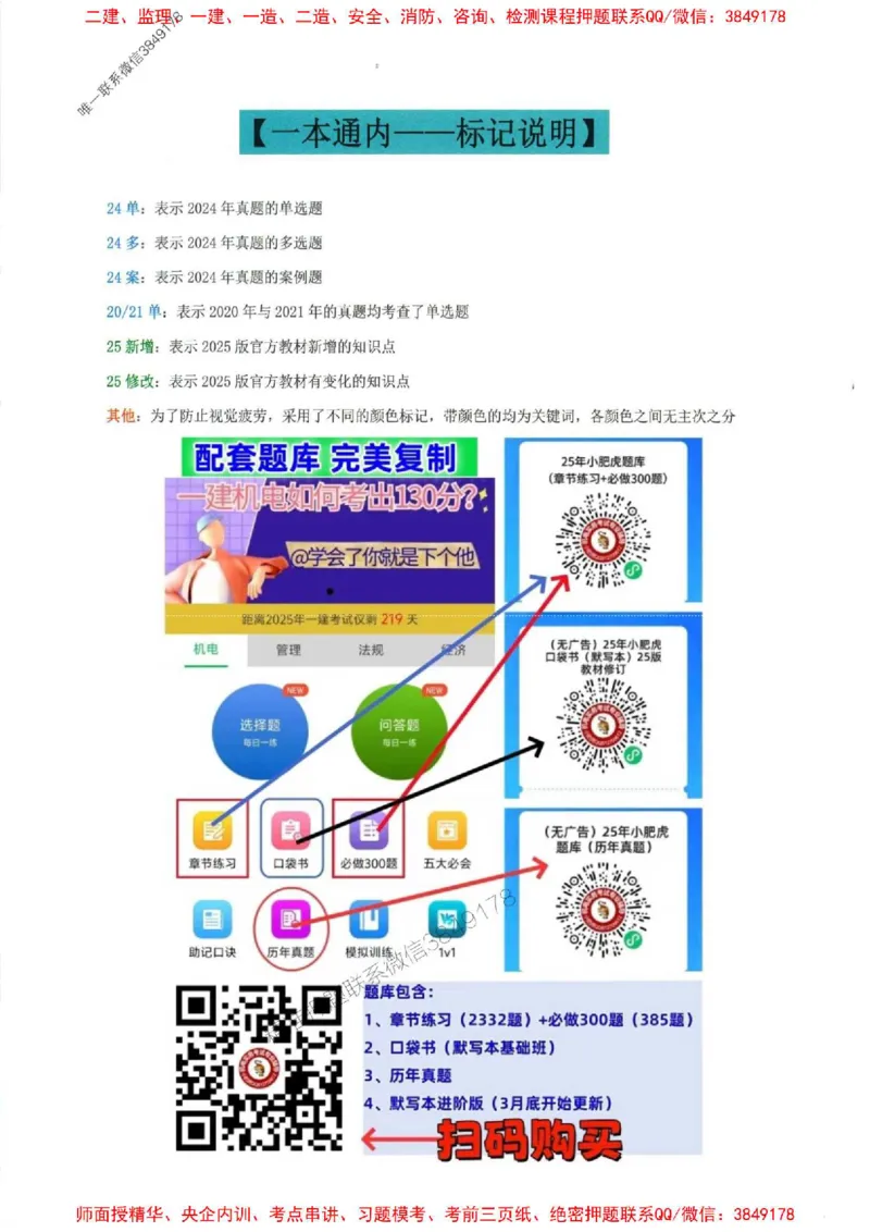 2025一建机电-小肥虎-考点一本通_2026年一级建造师_2026年一建机电_2025年一建机电SVIP_01-精华文档✿电子教材✿历年真题_24-机电《小肥虎5件套》神秘人推荐