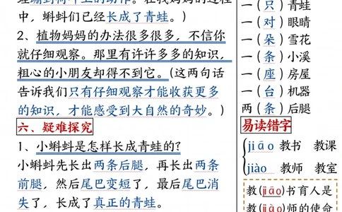 二版二年级上册语文期中知识要点1(1)_二年级上下册资料_二年级上册小红书同款资料_二年级