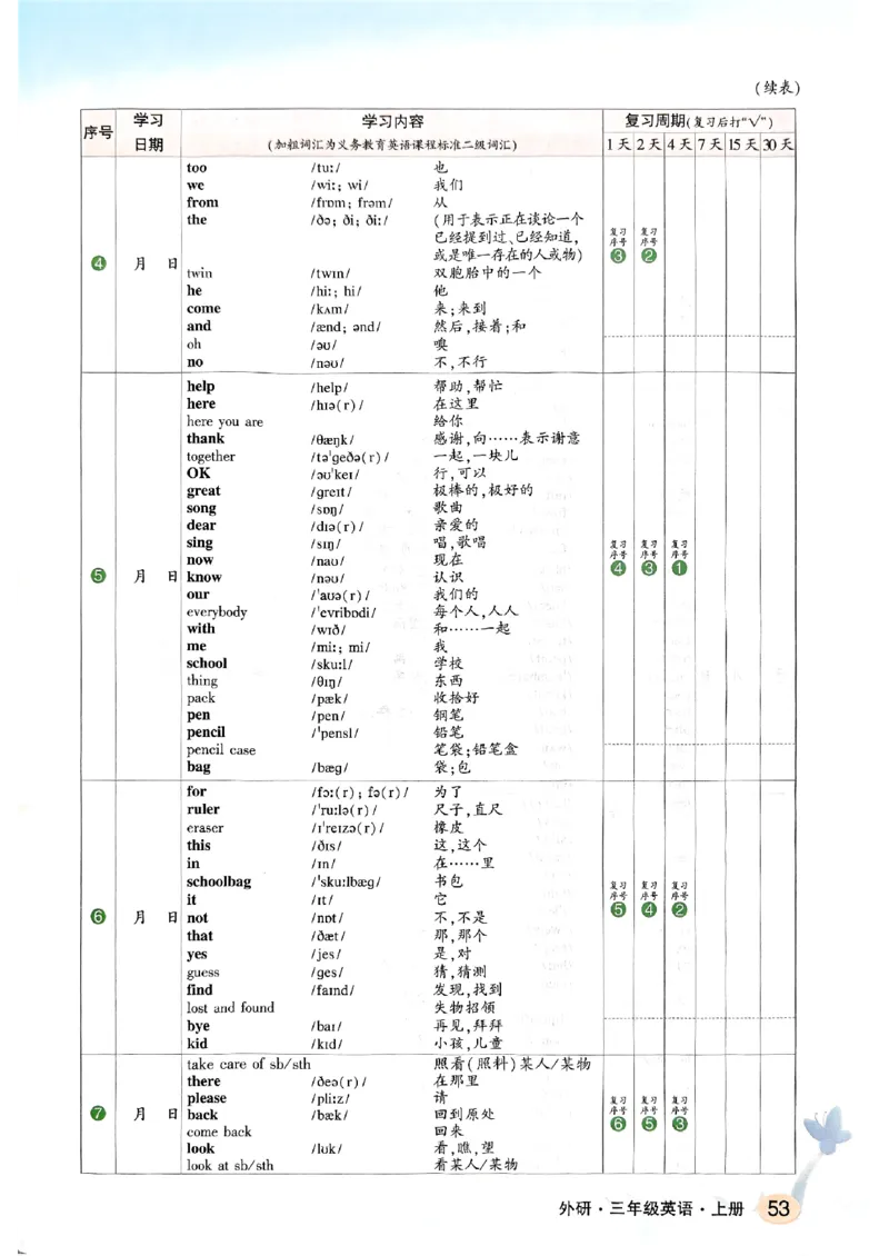 《英语默写本》_25秋小学语数英习题试卷_英语_外研版_25秋《状元笔记》英语外研版3起34_25秋《状元笔记》英语外研3起点3上