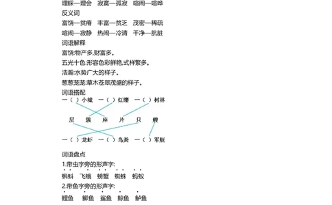 三(上）语文第六单元知识重点_三年级上下册资料_小学三年级学习资料-25年更新版_3-01、小学三年级语文上册_3-1-1、复习、知识点、归纳汇总_三(上）语文单元知识重点
