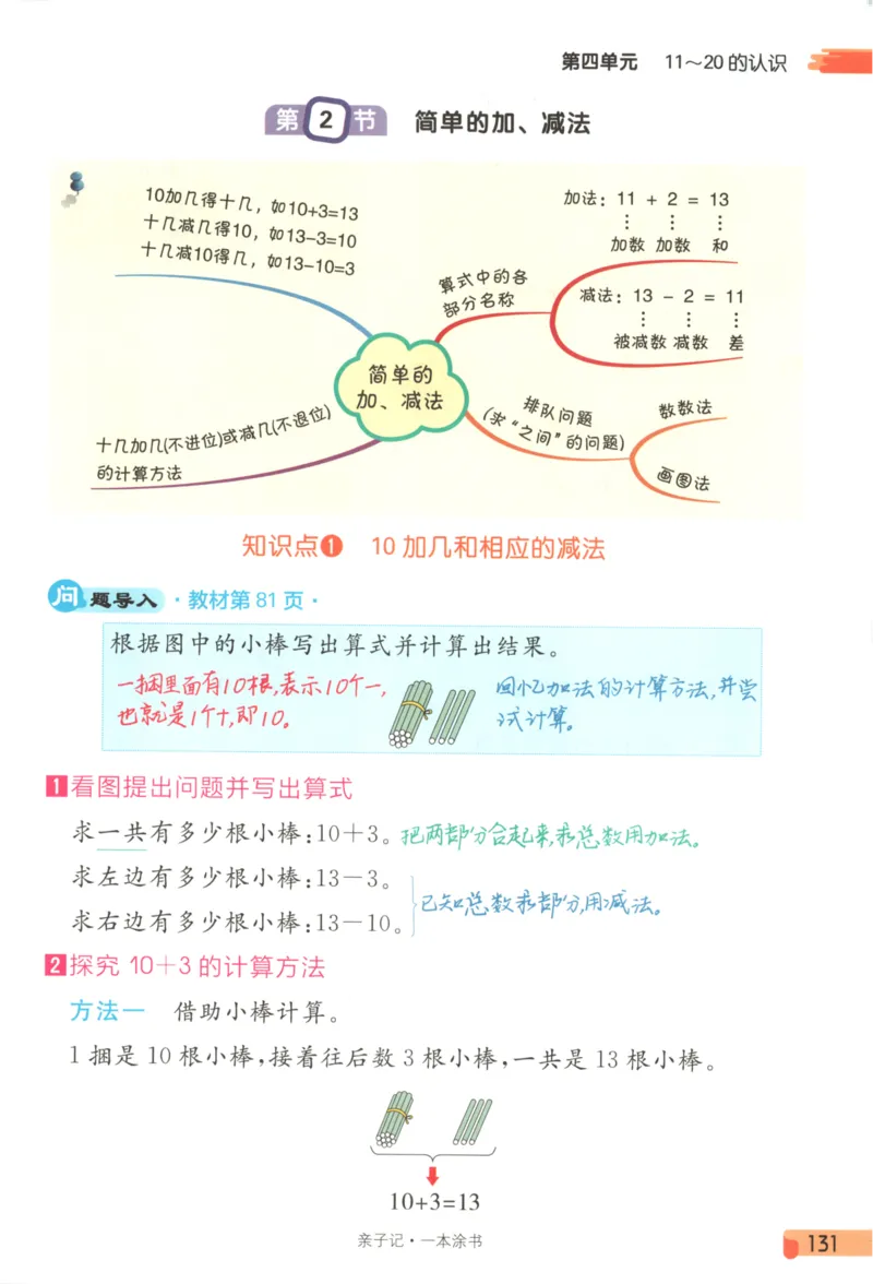 25秋《一本涂书》1年级上册数学人教版_25秋小学语数英习题试卷_数学_人教版_人教小学数学（一本涂书）1-6年级上册