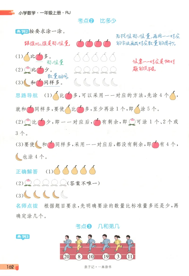 25秋《一本涂书》1年级上册数学人教版_25秋小学语数英习题试卷_数学_人教版_人教小学数学（一本涂书）1-6年级上册