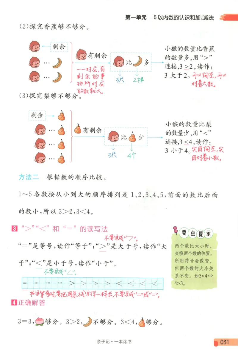 25秋《一本涂书》1年级上册数学人教版_25秋小学语数英习题试卷_数学_人教版_人教小学数学（一本涂书）1-6年级上册
