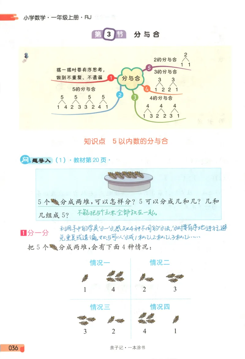 25秋《一本涂书》1年级上册数学人教版_25秋小学语数英习题试卷_数学_人教版_人教小学数学（一本涂书）1-6年级上册