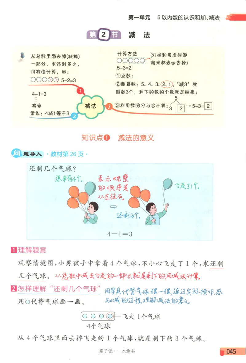 25秋《一本涂书》1年级上册数学人教版_25秋小学语数英习题试卷_数学_人教版_人教小学数学（一本涂书）1-6年级上册