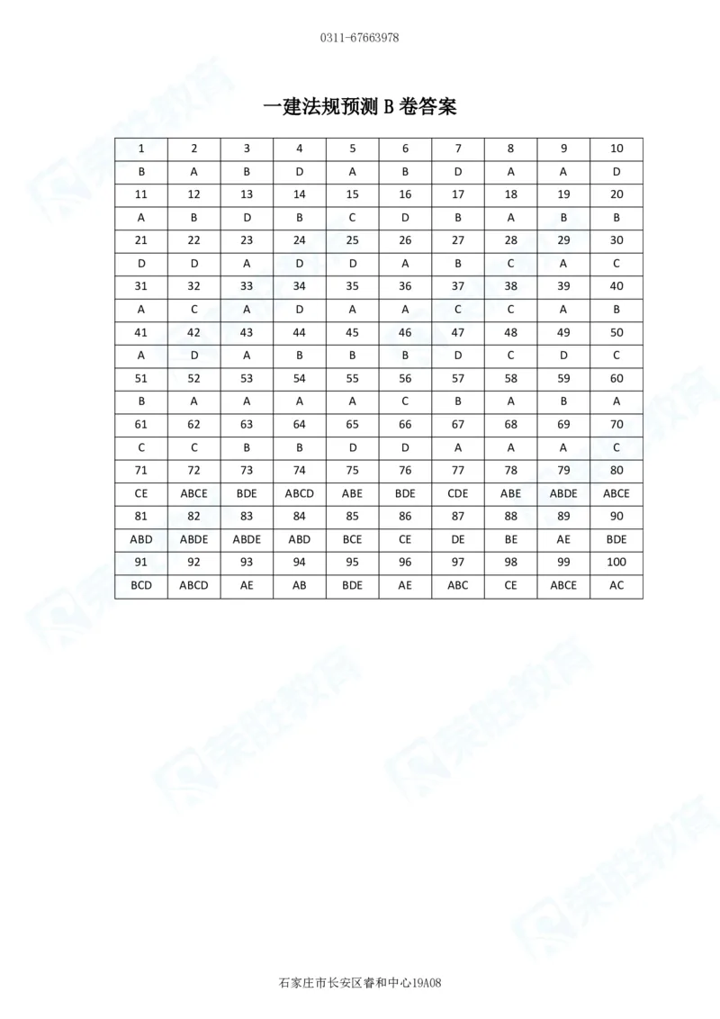 2025一建法规预测B卷答案_2026年一建法规_2025年一建法规SVIP_05-考前密训✿央企特训✿机构普押_13-法规《预测AB卷》桂林RS_讲义