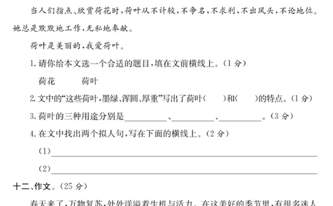 《课程探究大试卷》语文3年级下册（RJ）_三年级上下册资料_小学三年级学习资料-25年更新版_3-02、小学三年级语文下册_3-2-2、练习题、作业、试题、试卷_电子册类
