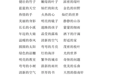 二（上）语文常考词语基础归纳归纳_二年级上下册资料_小学二年级学习资料-25年更新版_2-01、小学二年级语文上册_2-1-1、复习、知识点、归纳汇总_精品重点知识总汇