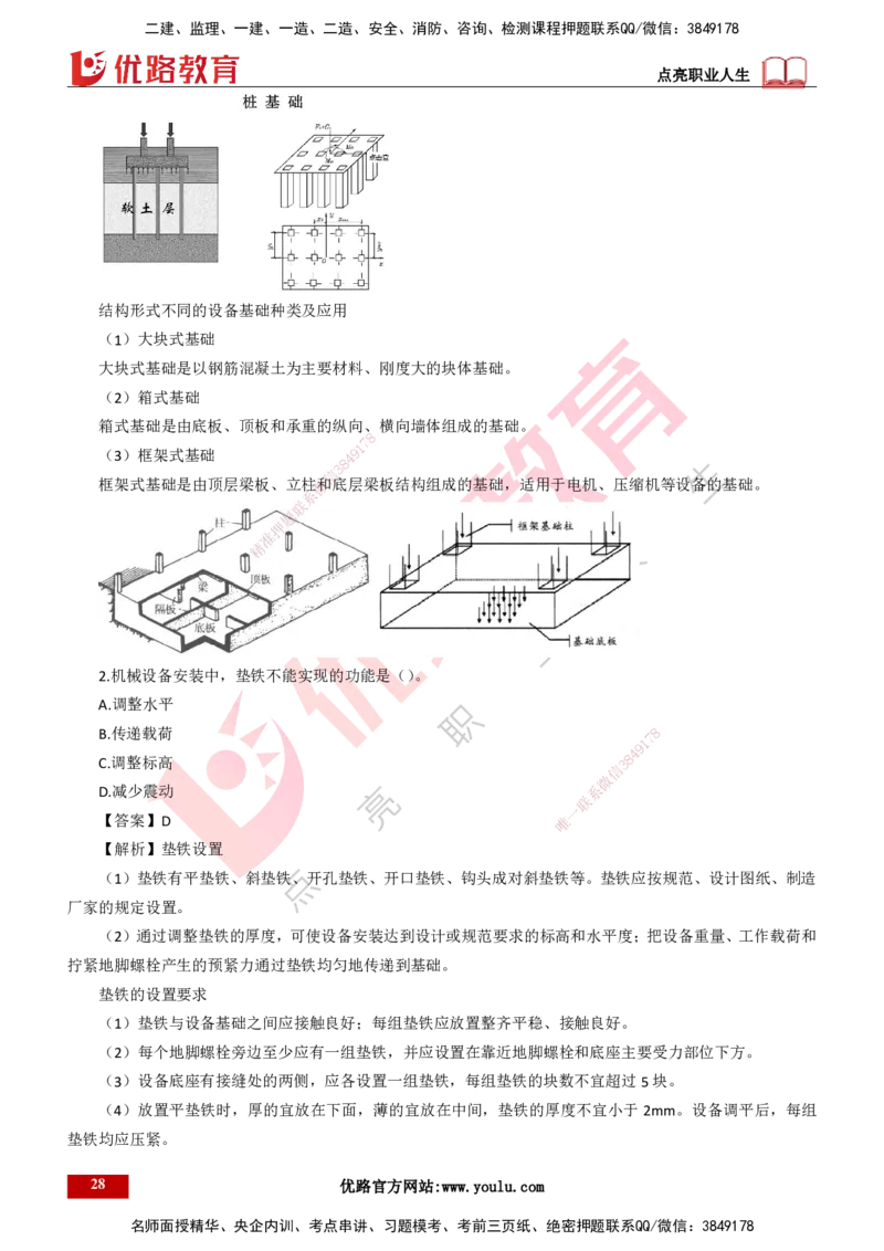 25年一建《机电实务》母题拆解总讲义打印版_2026年一级建造师_2026年一建机电_2025年一建机电SVIP_03-习题精析✿实战特训✿模考通关_17-机电《核心母题拆解》张老师YL_讲义