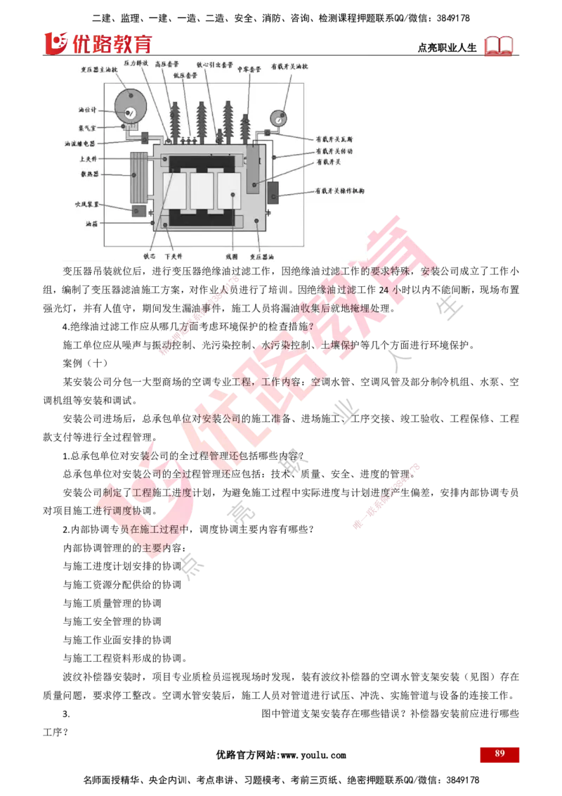 25年一建《机电实务》母题拆解总讲义打印版_2026年一级建造师_2026年一建机电_2025年一建机电SVIP_03-习题精析✿实战特训✿模考通关_17-机电《核心母题拆解》张老师YL_讲义