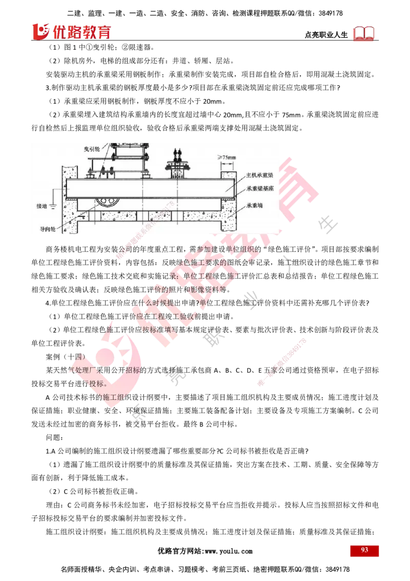 25年一建《机电实务》母题拆解总讲义打印版_2026年一级建造师_2026年一建机电_2025年一建机电SVIP_03-习题精析✿实战特训✿模考通关_17-机电《核心母题拆解》张老师YL_讲义