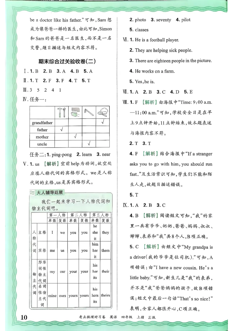 25秋考点梳理时习卷英语冀教4上答案_25秋小学语数英习题试卷_英语_冀教版_英语《王朝霞考点梳理时习卷》冀教25秋_25秋《王朝霞考点梳理时习卷》英语冀教四上