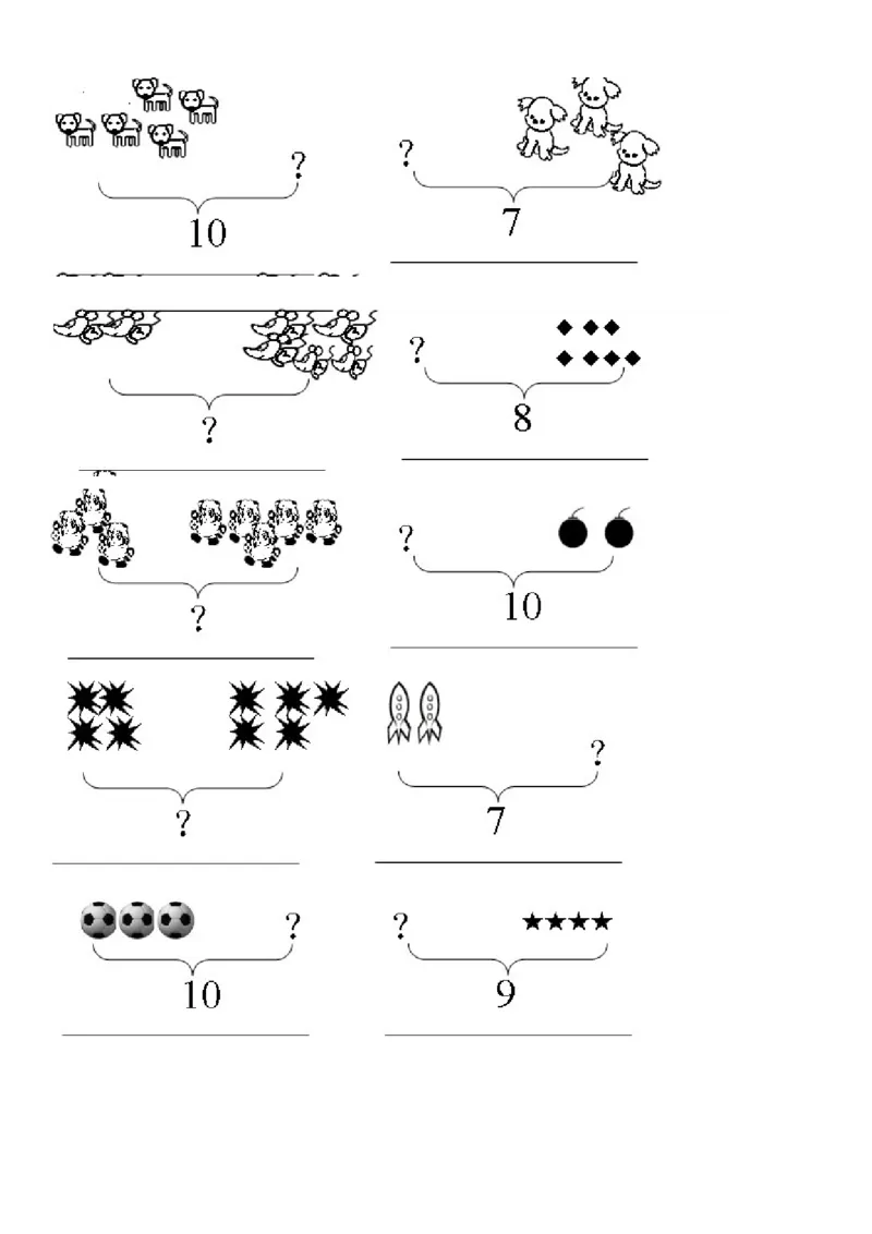 一（上）数学看图列式习题专项_一年级上下册资料_小学一年级学习资料-25年更新版_1-03、小学一年级数学上册_通用_精品专项练习（通用版）