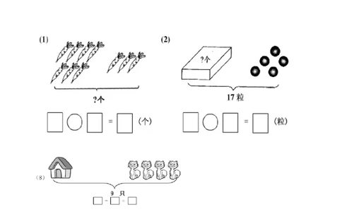一（上）数学看图列式习题专项_一年级上下册资料_小学一年级学习资料-25年更新版_1-03、小学一年级数学上册_通用_精品专项练习（通用版）