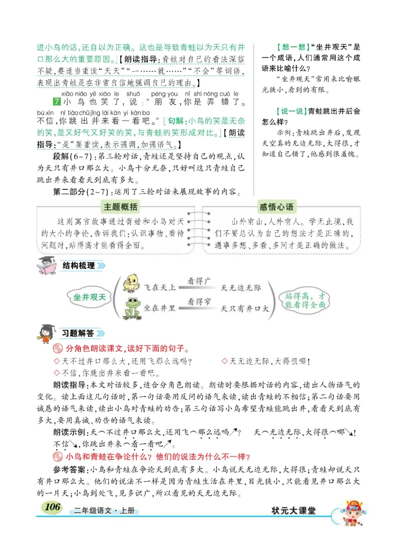 《状元大课堂》语文2年级上册（RJ）_二年级上下册资料_小学二年级学习资料-25年更新版_2-01、小学二年级语文上册_2-1-2、练习题、作业、试题、试卷_电子册类