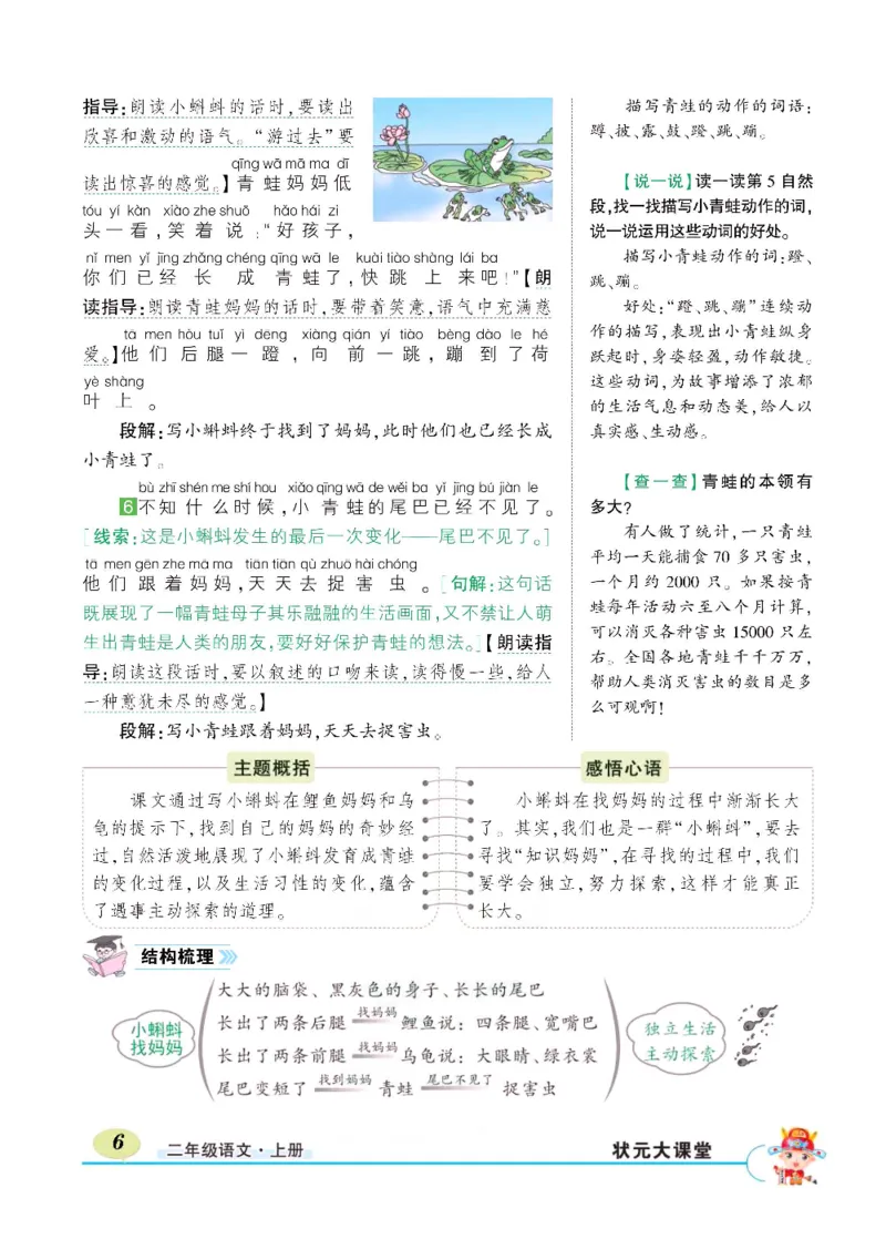 《状元大课堂》语文2年级上册（RJ）_二年级上下册资料_小学二年级学习资料-25年更新版_2-01、小学二年级语文上册_2-1-2、练习题、作业、试题、试卷_电子册类