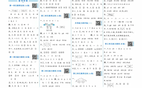 一年级语文上册人教版25秋《学霸提优大试卷》答案_25秋小学语数英习题试卷_语文_25秋1-6年级上册语文学霸提优大试卷_一年级语文上册人教版25秋《学霸提优大试卷》