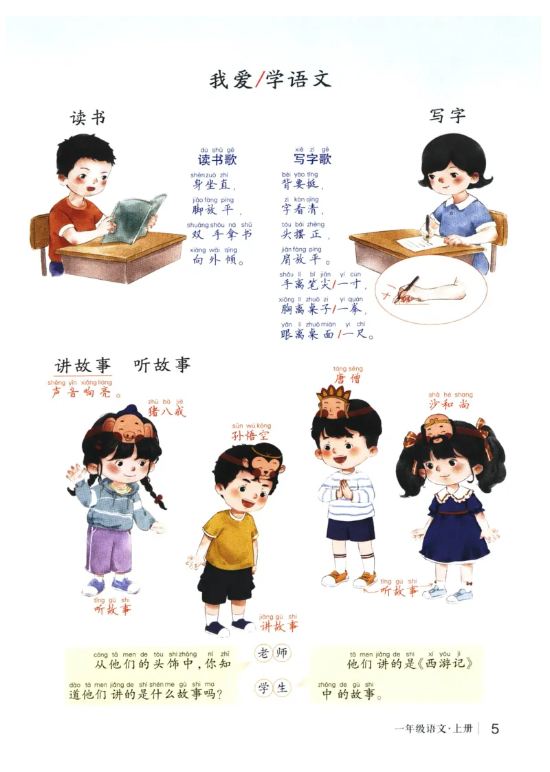 《状元笔记》_25秋小学语数英习题试卷_语文_25秋《状元笔记》语文12456_1年级语文《状元笔记》25秋