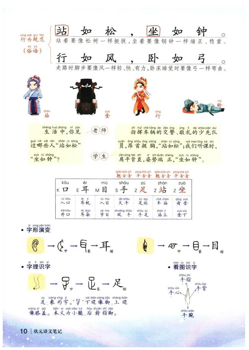 《状元笔记》_25秋小学语数英习题试卷_语文_25秋《状元笔记》语文12456_1年级语文《状元笔记》25秋