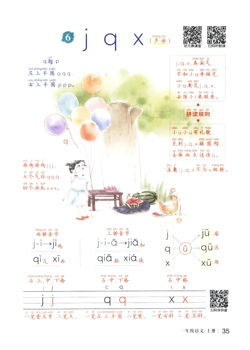《状元笔记》_25秋小学语数英习题试卷_语文_25秋《状元笔记》语文12456_1年级语文《状元笔记》25秋