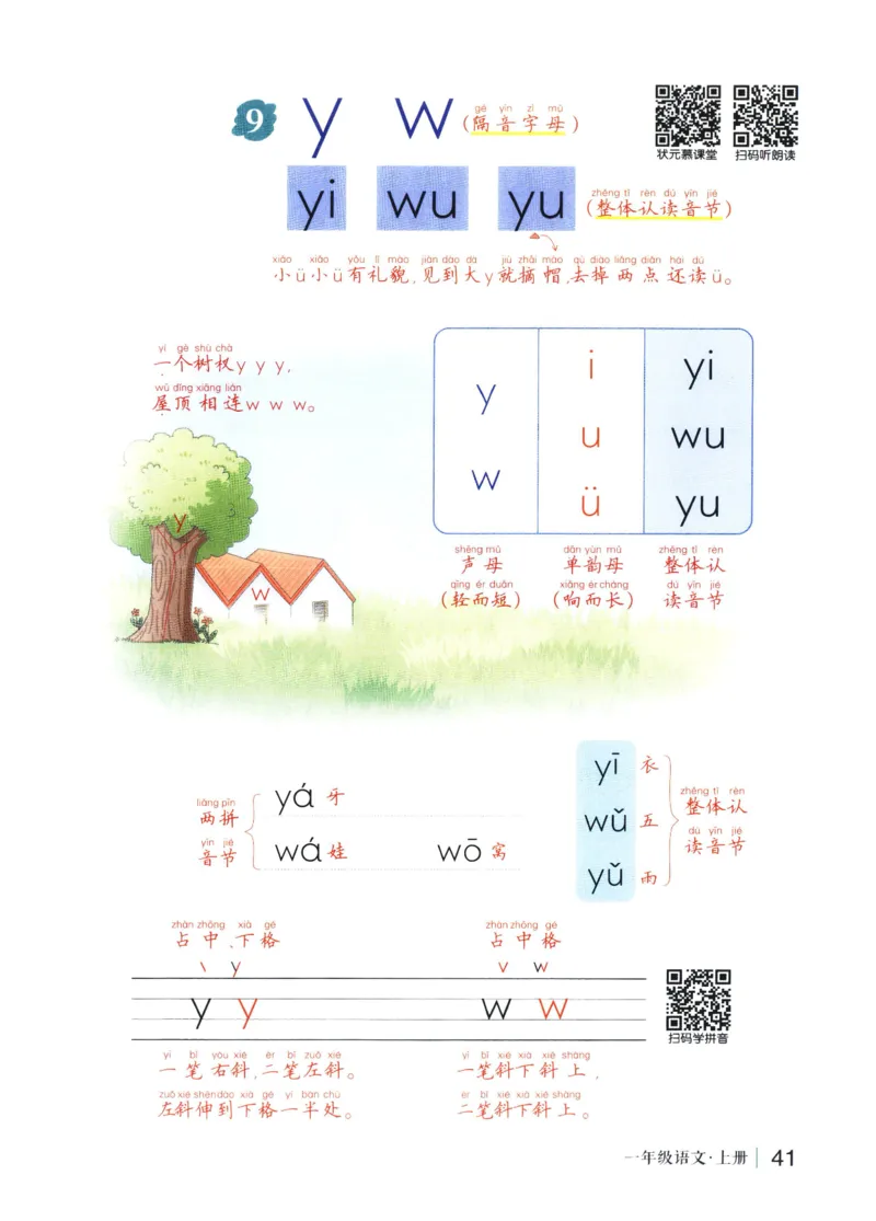 《状元笔记》_25秋小学语数英习题试卷_语文_25秋《状元笔记》语文12456_1年级语文《状元笔记》25秋