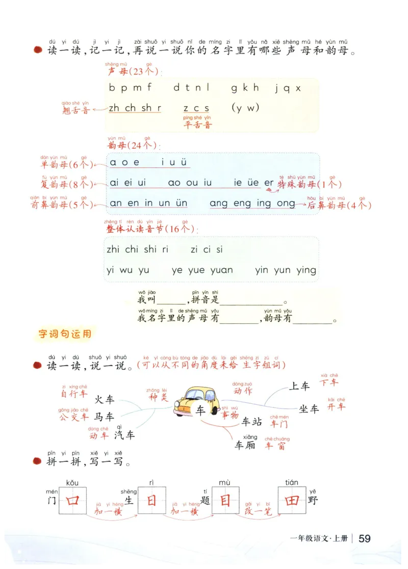 《状元笔记》_25秋小学语数英习题试卷_语文_25秋《状元笔记》语文12456_1年级语文《状元笔记》25秋
