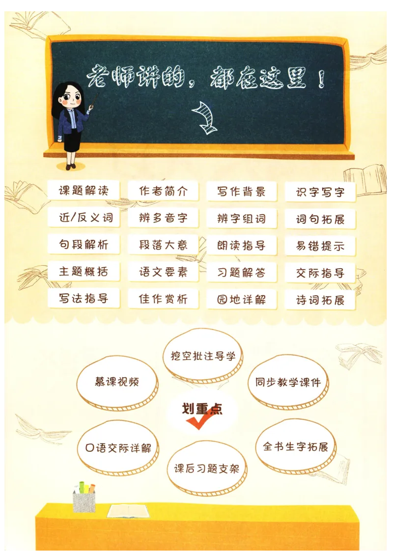 《状元笔记》_25秋小学语数英习题试卷_语文_25秋《状元笔记》语文12456_1年级语文《状元笔记》25秋