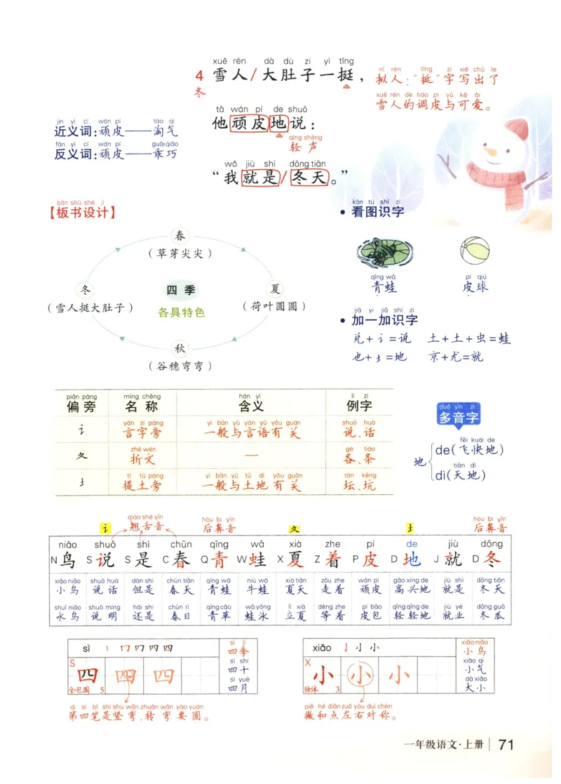 《状元笔记》_25秋小学语数英习题试卷_语文_25秋《状元笔记》语文12456_1年级语文《状元笔记》25秋